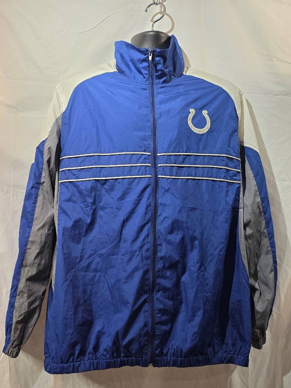 Official NFL Indianapolis Colts Lightweight Windbreaker Jacket - Large